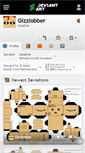 Mobile Screenshot of gizzlobber.deviantart.com