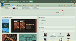 Desktop Screenshot of evil-slayer.deviantart.com