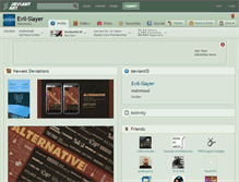 Tablet Screenshot of evil-slayer.deviantart.com