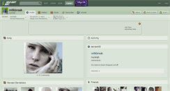 Desktop Screenshot of milkbreak.deviantart.com