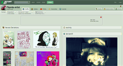 Desktop Screenshot of flipside-artist.deviantart.com