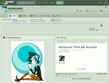 Tablet Screenshot of maximumray.deviantart.com