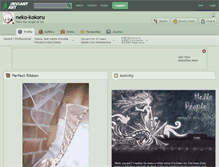 Tablet Screenshot of neko-kokoru.deviantart.com