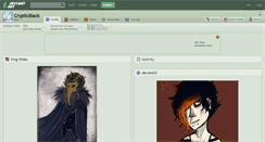 Desktop Screenshot of crypticblack.deviantart.com