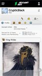Mobile Screenshot of crypticblack.deviantart.com
