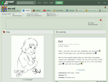 Tablet Screenshot of esc-ed.deviantart.com