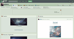 Desktop Screenshot of pelleron.deviantart.com