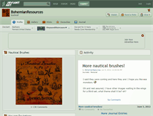 Tablet Screenshot of bohemianresources.deviantart.com