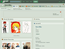 Tablet Screenshot of kuro-kiku.deviantart.com