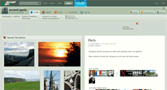 Desktop Screenshot of ancient-spells.deviantart.com
