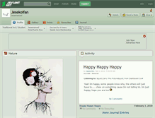 Tablet Screenshot of jesekoifan.deviantart.com
