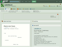 Tablet Screenshot of labelmelow.deviantart.com