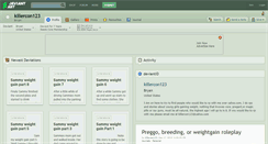 Desktop Screenshot of killercon123.deviantart.com