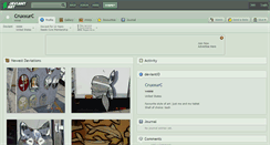 Desktop Screenshot of cruxxurc.deviantart.com