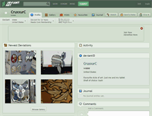 Tablet Screenshot of cruxxurc.deviantart.com