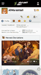 Mobile Screenshot of aiwa-sensei.deviantart.com