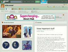 Tablet Screenshot of aiwa-sensei.deviantart.com