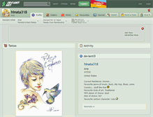 Tablet Screenshot of hinata318.deviantart.com