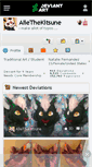 Mobile Screenshot of aliethekitsune.deviantart.com