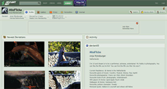 Desktop Screenshot of missflicka.deviantart.com