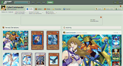 Desktop Screenshot of cybercommander.deviantart.com