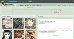 Desktop Screenshot of nighttimemuse.deviantart.com