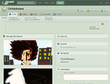 Tablet Screenshot of chrisadnyana.deviantart.com