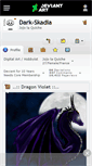 Mobile Screenshot of dark-skadia.deviantart.com