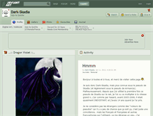 Tablet Screenshot of dark-skadia.deviantart.com
