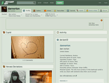 Tablet Screenshot of dannorton.deviantart.com