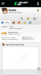 Mobile Screenshot of kyosis.deviantart.com
