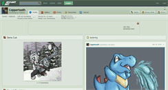 Desktop Screenshot of coppertooth.deviantart.com