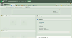 Desktop Screenshot of crickwing.deviantart.com