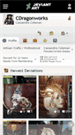 Mobile Screenshot of cdragonworks.deviantart.com