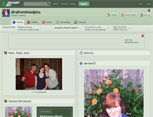 Tablet Screenshot of divafrombloodplus.deviantart.com