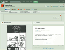 Tablet Screenshot of burgertime.deviantart.com