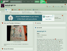 Tablet Screenshot of akatsuki-girl-34.deviantart.com