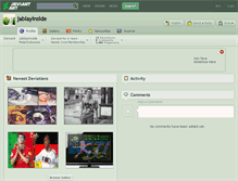 Tablet Screenshot of jablayinside.deviantart.com