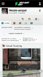 Mobile Screenshot of nessie-senpai.deviantart.com