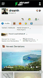 Mobile Screenshot of dreamh.deviantart.com