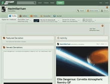 Tablet Screenshot of maximilianyuen.deviantart.com