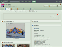 Tablet Screenshot of hans-shc.deviantart.com