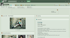 Desktop Screenshot of kirstylegg.deviantart.com
