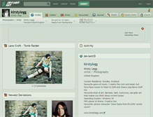 Tablet Screenshot of kirstylegg.deviantart.com