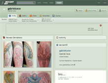 Tablet Screenshot of gabrielcece.deviantart.com