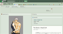 Desktop Screenshot of dante-x-vergil-club.deviantart.com