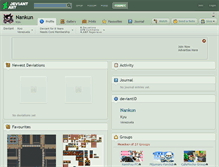Tablet Screenshot of nankun.deviantart.com