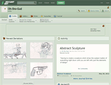 Tablet Screenshot of oh-sho-gud.deviantart.com