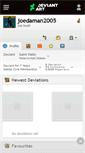 Mobile Screenshot of joedaman2005.deviantart.com