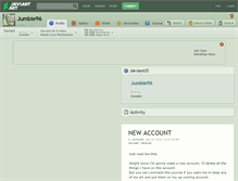 Tablet Screenshot of jumbie96.deviantart.com